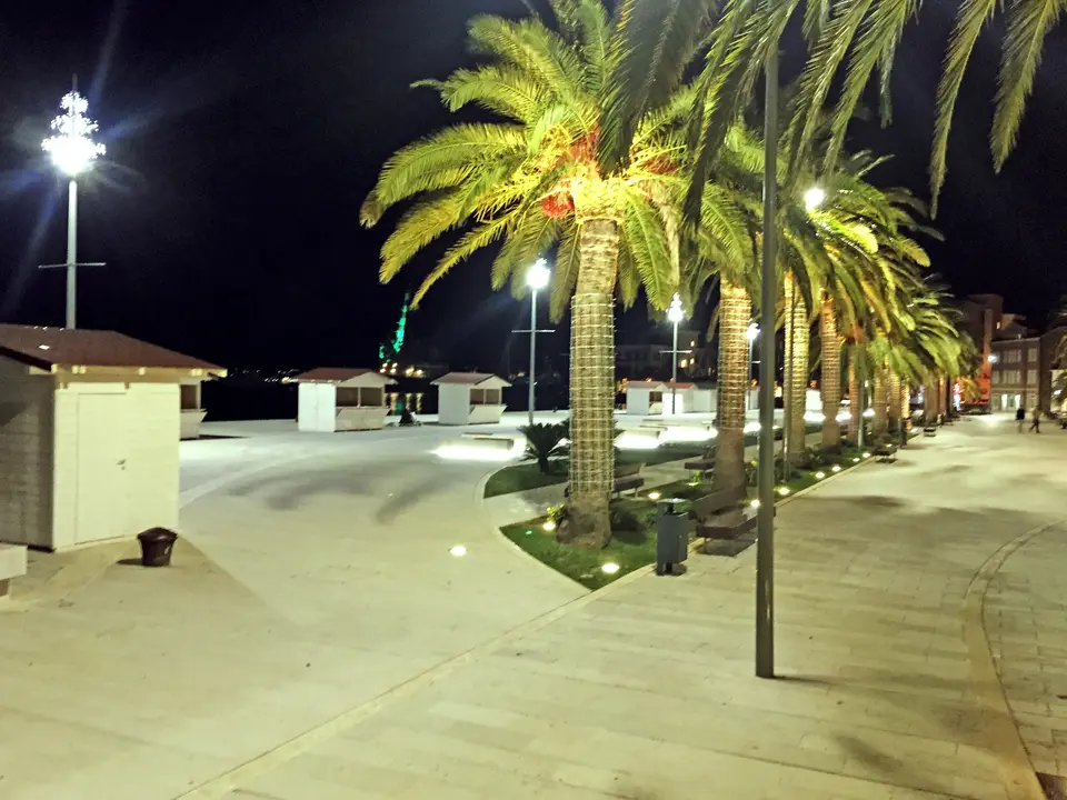Wooden kiosks